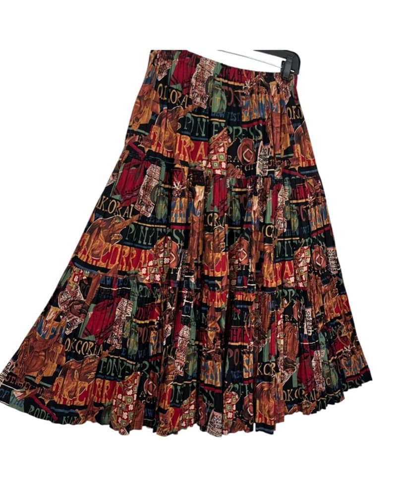 Vintage Rodeo Cowboy Skirt One Of A Kind - Image 3
