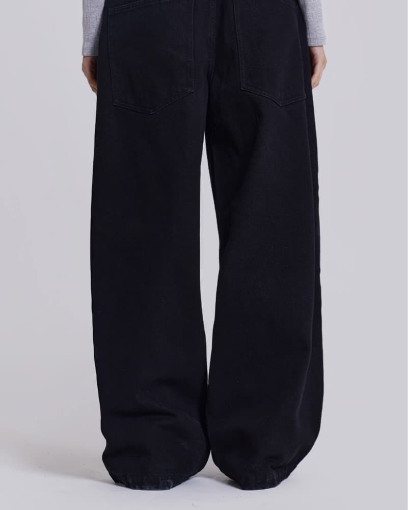 Jaded London Solid Black Colossus Jeans  - Image 3