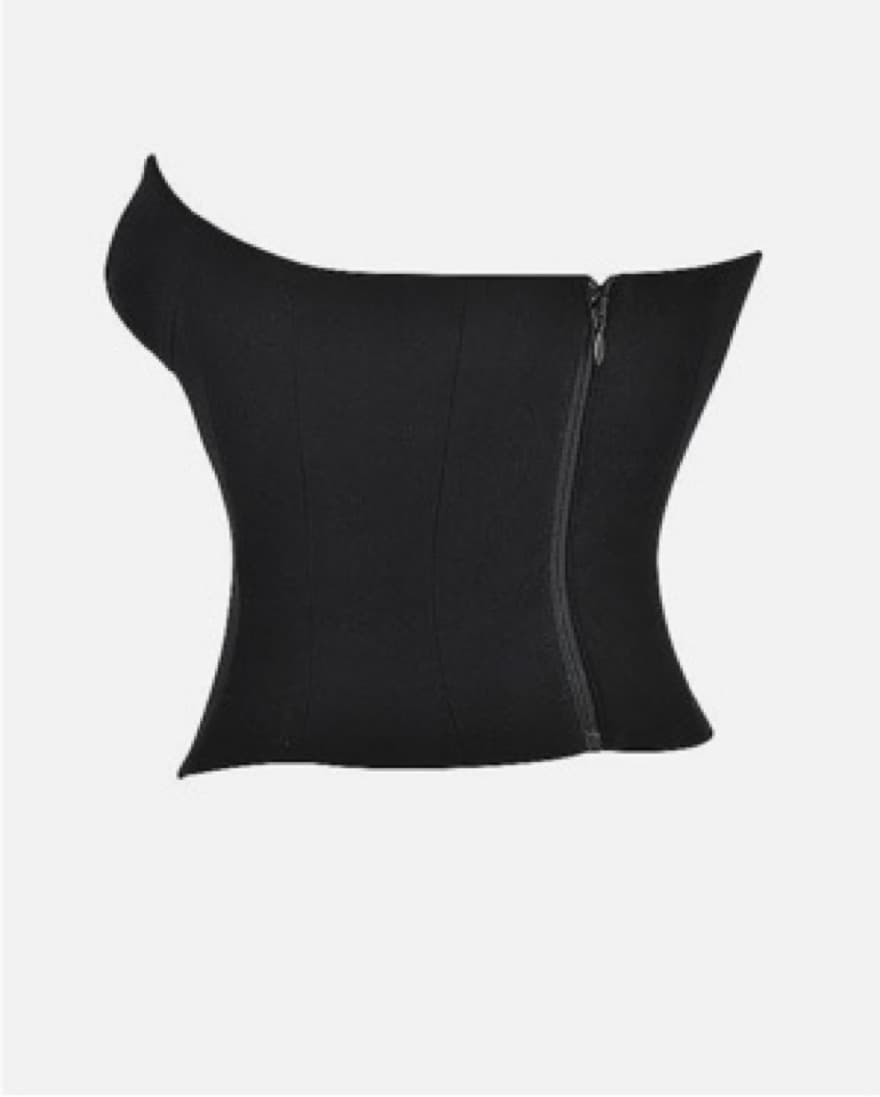 House Of CB Lydia Black Plunge Corset - Image 3