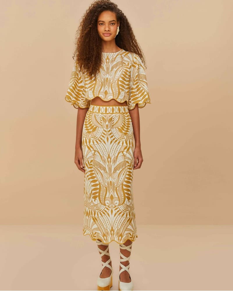Farm Rio Off-White Lace Set - Image 1