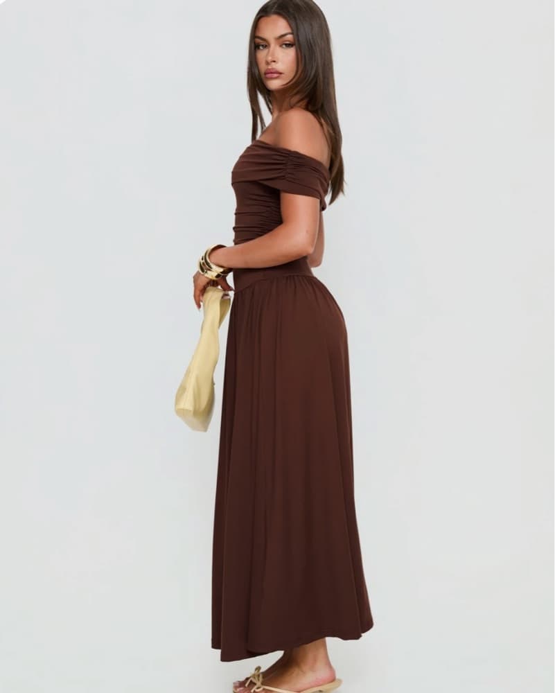 Katalia Off The Shoulder Maxi Dress - Image 3