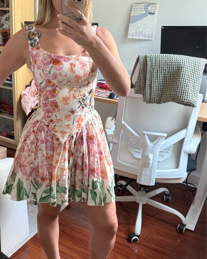Agua Bendita Pluma Floral Mini Dress  - Image 6