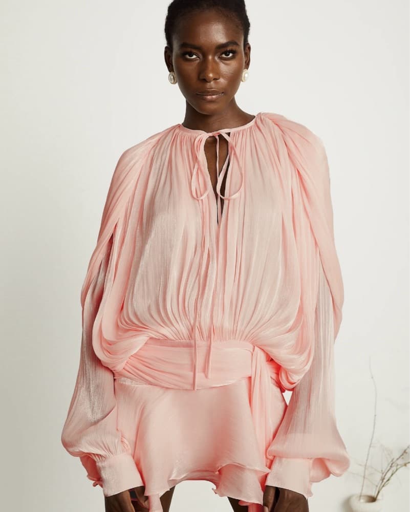 Ethereal Ruffled Dress With Shorts - Image 1