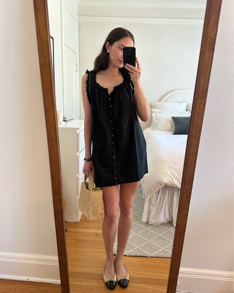 Dôen Nessi Black Mini Dress - Image 3