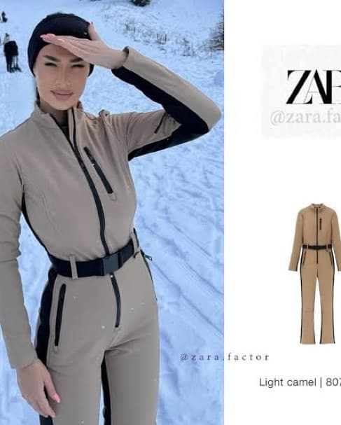 Small Zara Ski Suit - Beige  - Image 2