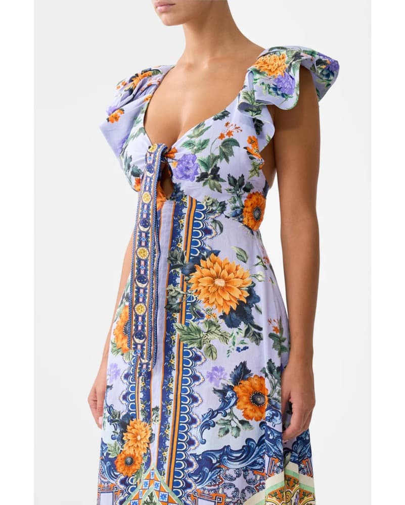 Camilla Paisley Print Maxi Dress | Coastal Cocktail Dress, Coastal Chic Dress, Western Chic, Rodeo - Image 5