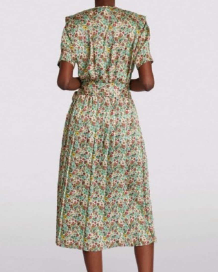 Sandro Fiona floral midi dress - Image 3