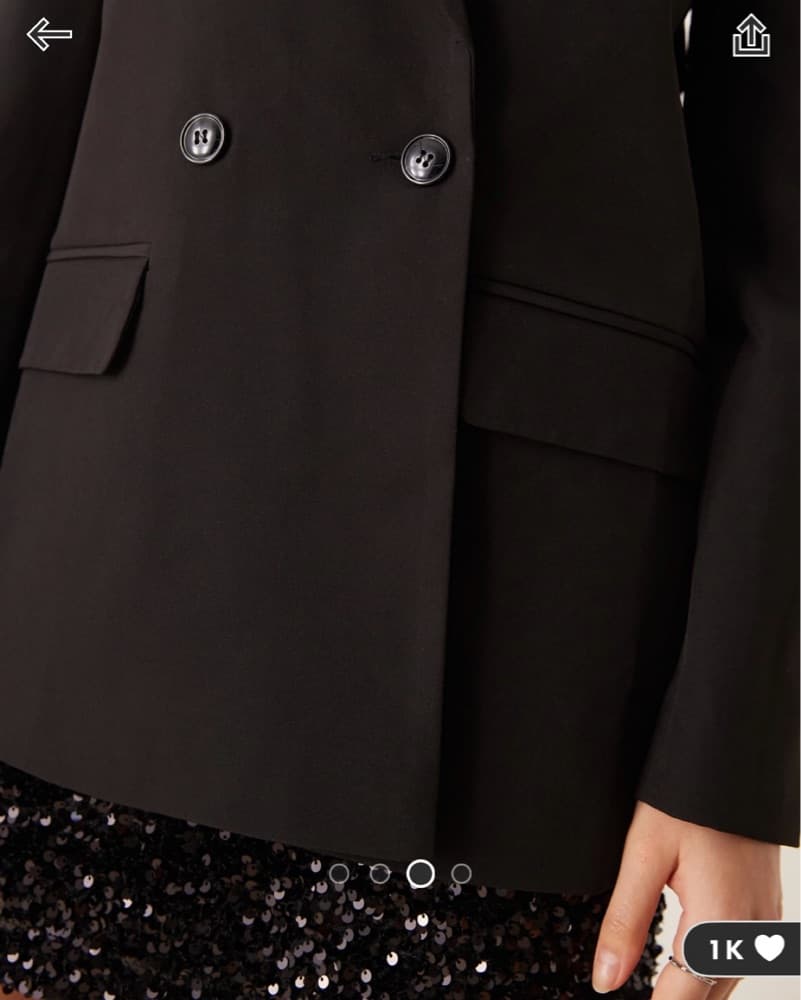 Black Oversize Blazer - Image 3