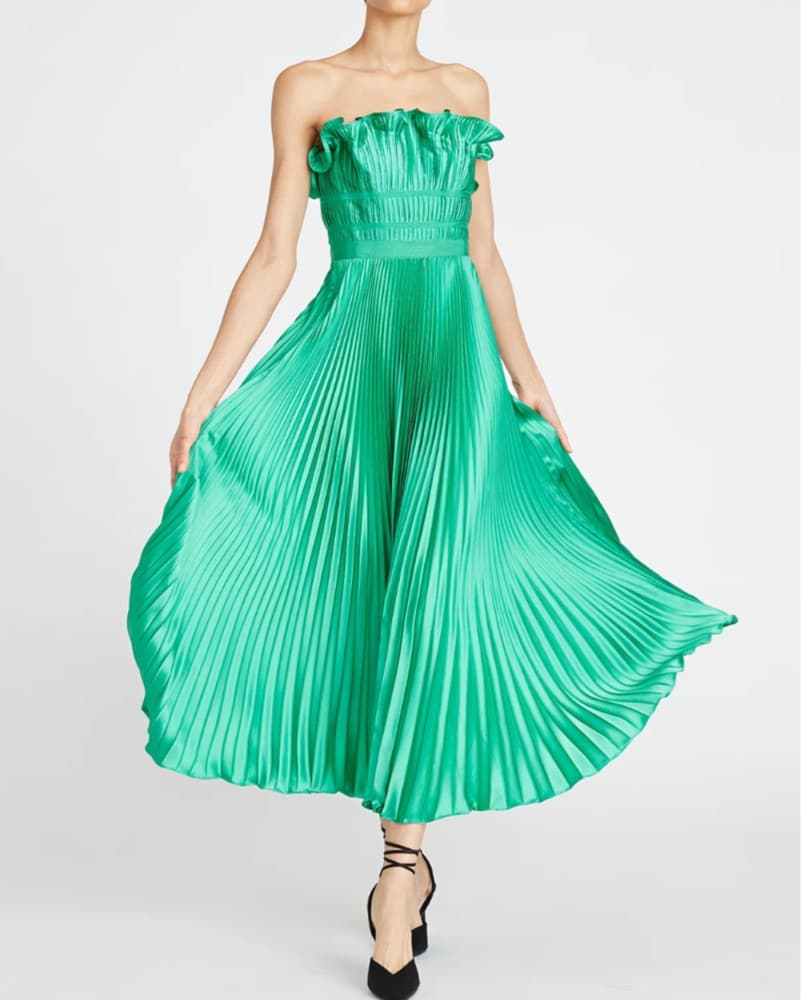 Amur Giada Pleated Dress - Image 1
