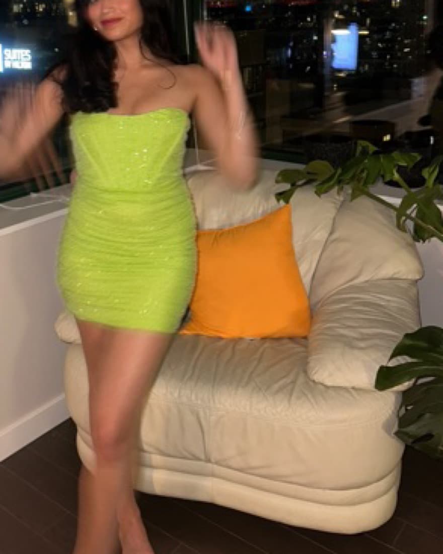 Fashion Nova lime Green Dress   - Image 3