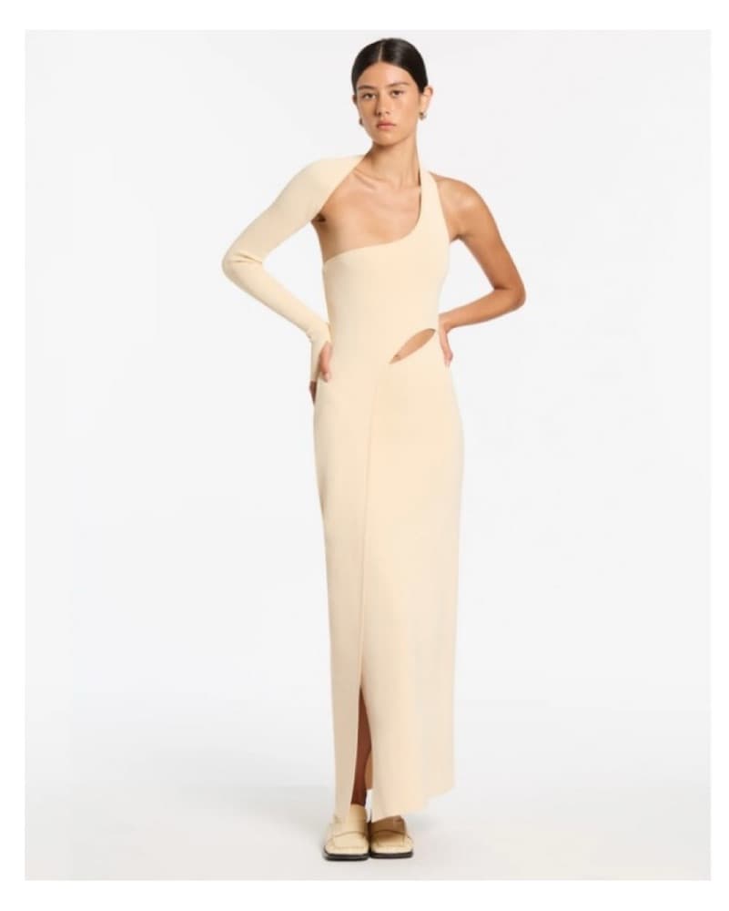 Sir the Label Manifesto Dress in Butter - Image 2