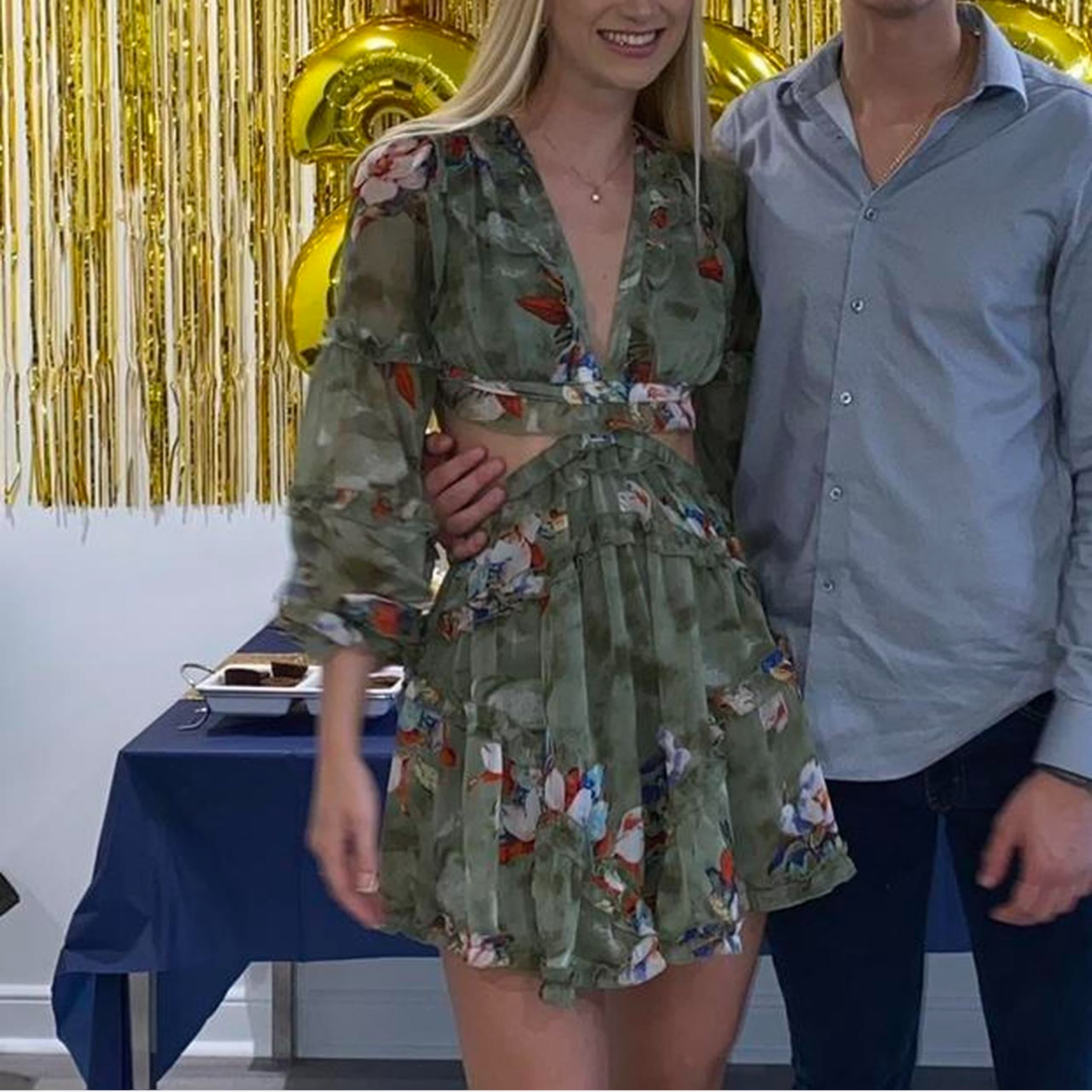 Cutout Flower Dress - Image 4
