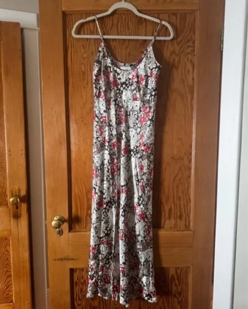 Ganni Silk Floral Dress - Image 1