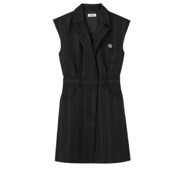 Sandro Stripes Dress - Image 2