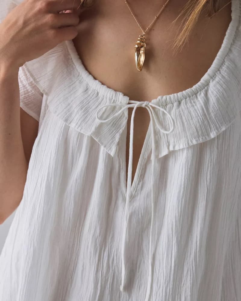 Ethereal White Babydoll Romper - Image 3