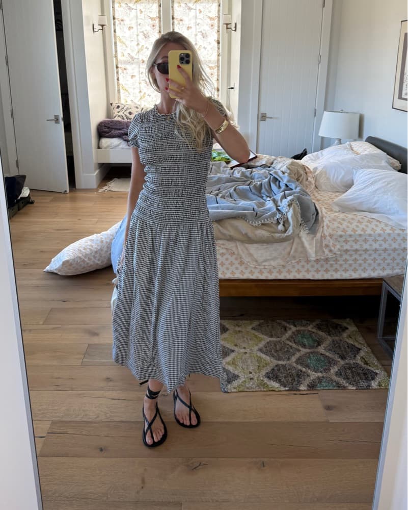 Reformation Gingham Dress  - Image 1