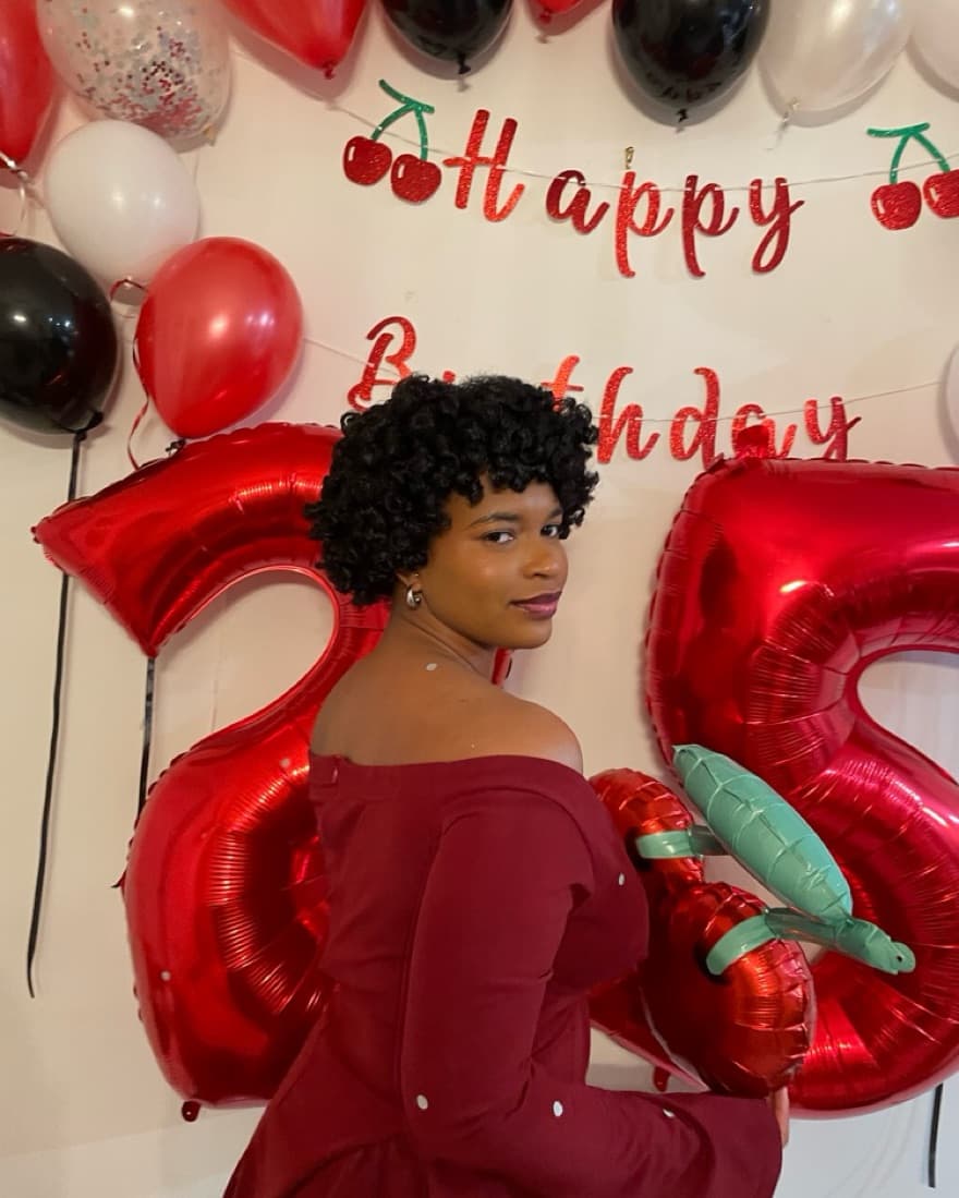 Red Off The Shoulder Mini Dress - Image 2