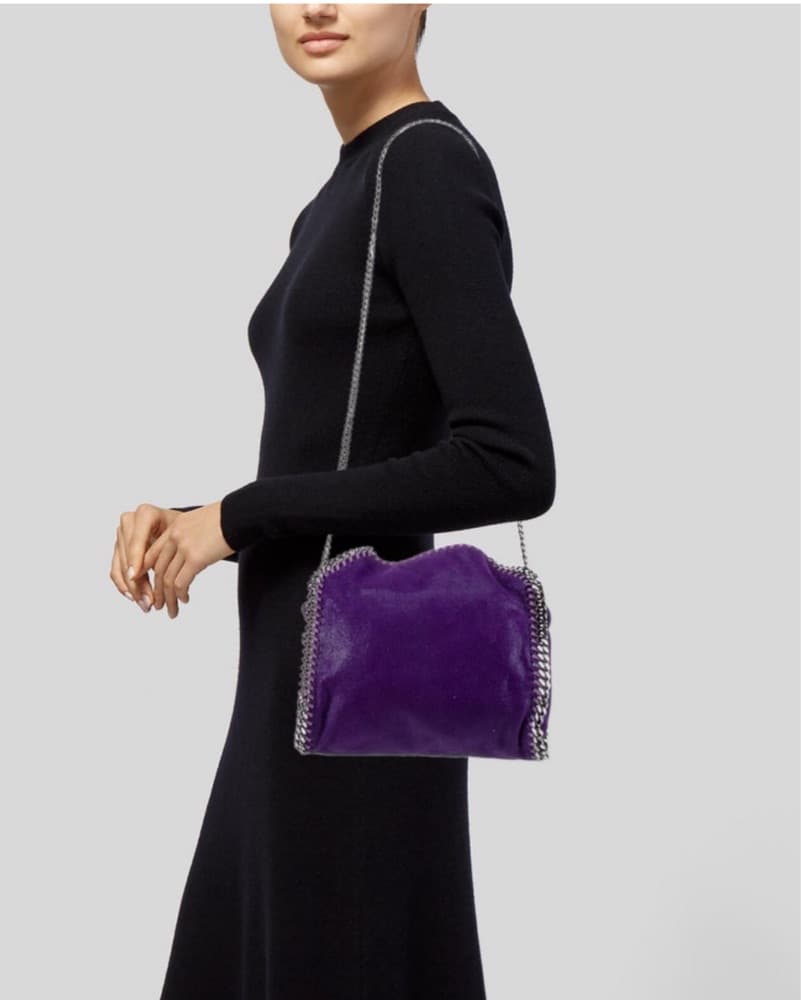 Stella McCartney Purple Shoulder Bag - Image 4