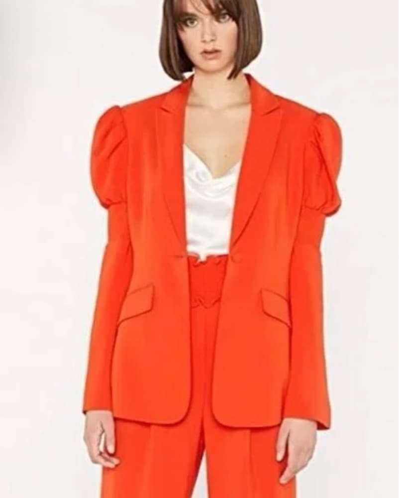 Cinq a Sept Orange Blazer  - Image 2