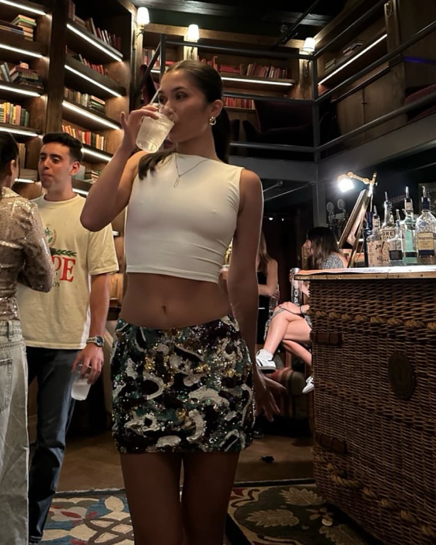 Camila Coehlo Sequin Skirt - Image 4