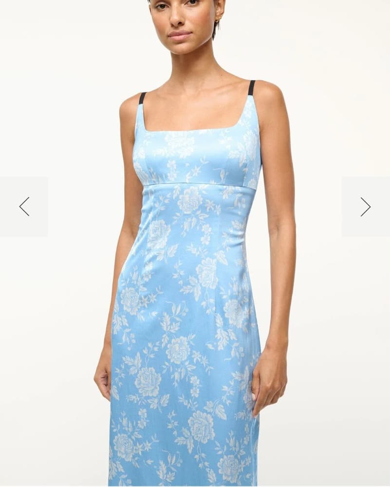 Staud Carol Dress Blue Rose - Image 1
