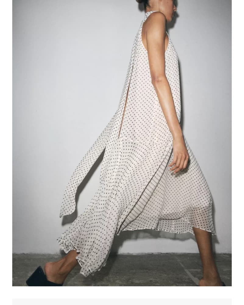 Polka Dot Midi Dress - Image 3