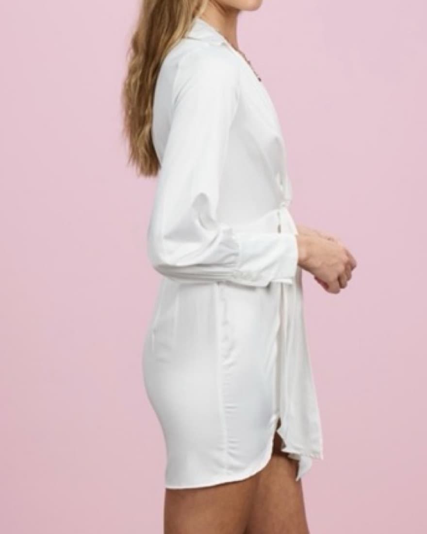 Topshop Tie Dress - Image 3