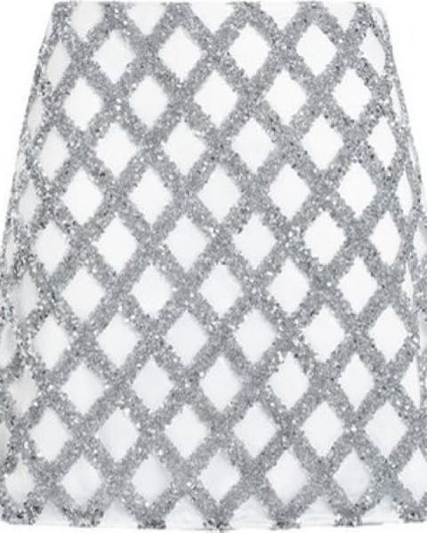 & Other stories Silver Sequin Skirt - Image 3