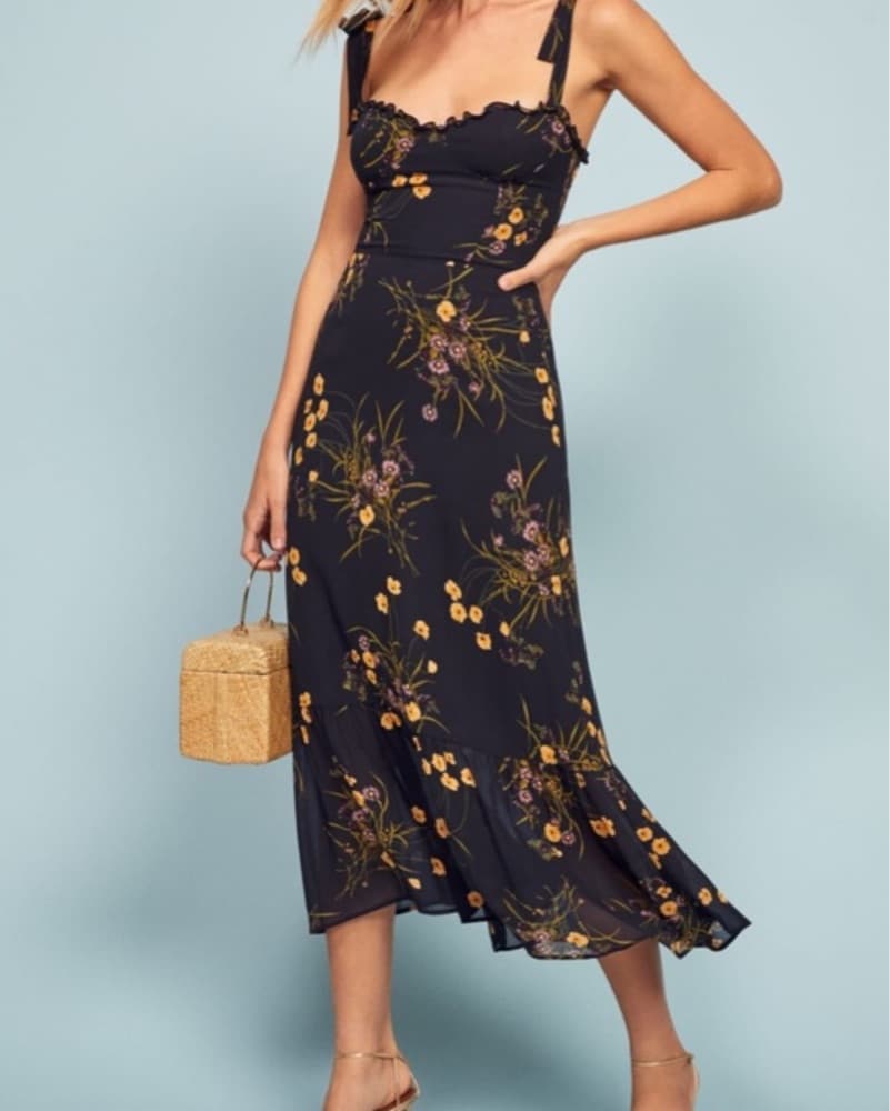 Reformation Nikita Dress In Mademoiselle - Image 1