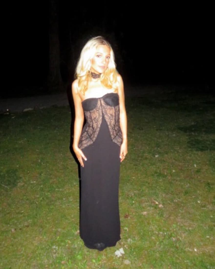 I An Gia Black Lace Dress - Image 1