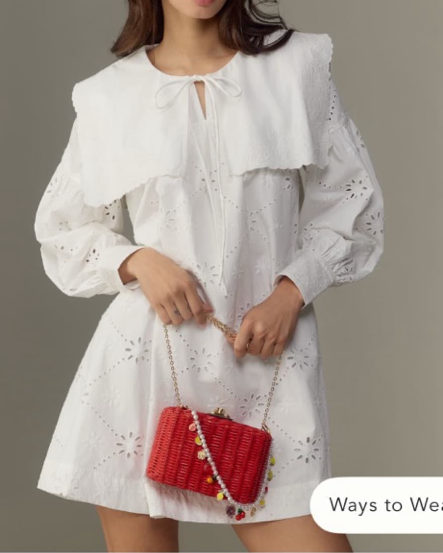 Damson Madder - Cassidy Eyelet Dress - Image 3