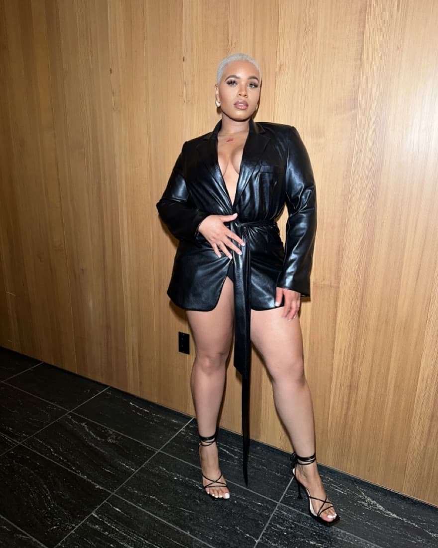 Leather Blazer Dress - Image 2