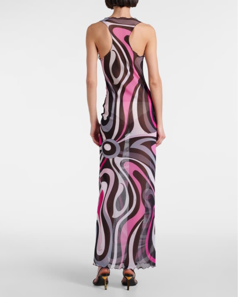 Pucci Marmo Mesh Maxi Dress - Image 2