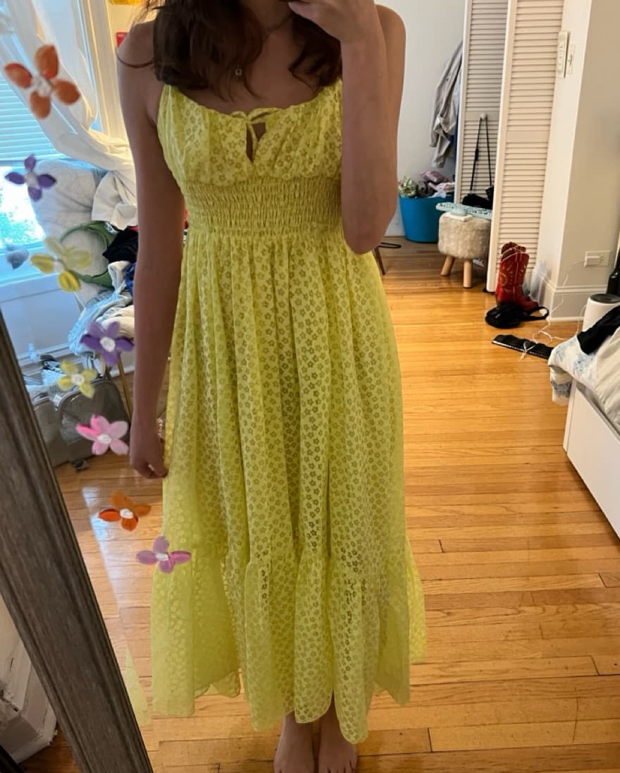 Yellow Urban Outfitters Formal Dress - Image 2