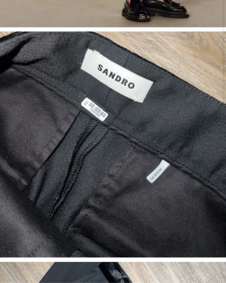 Sandro Straight Cut Trouser Pants - Image 2