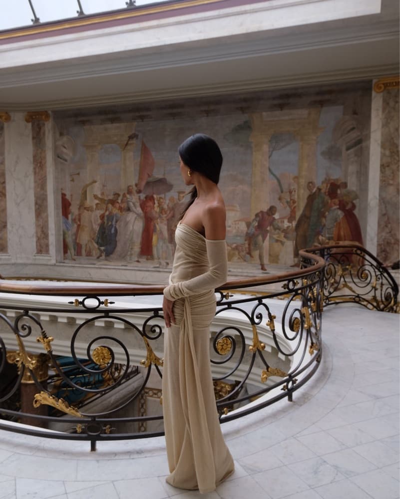 Meshki bronze Gold Ingrid Dress - Image 1
