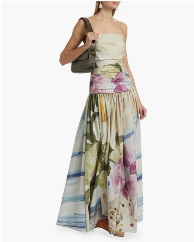 Acler Nershall Watercolor Maxi Dress  - Image 1