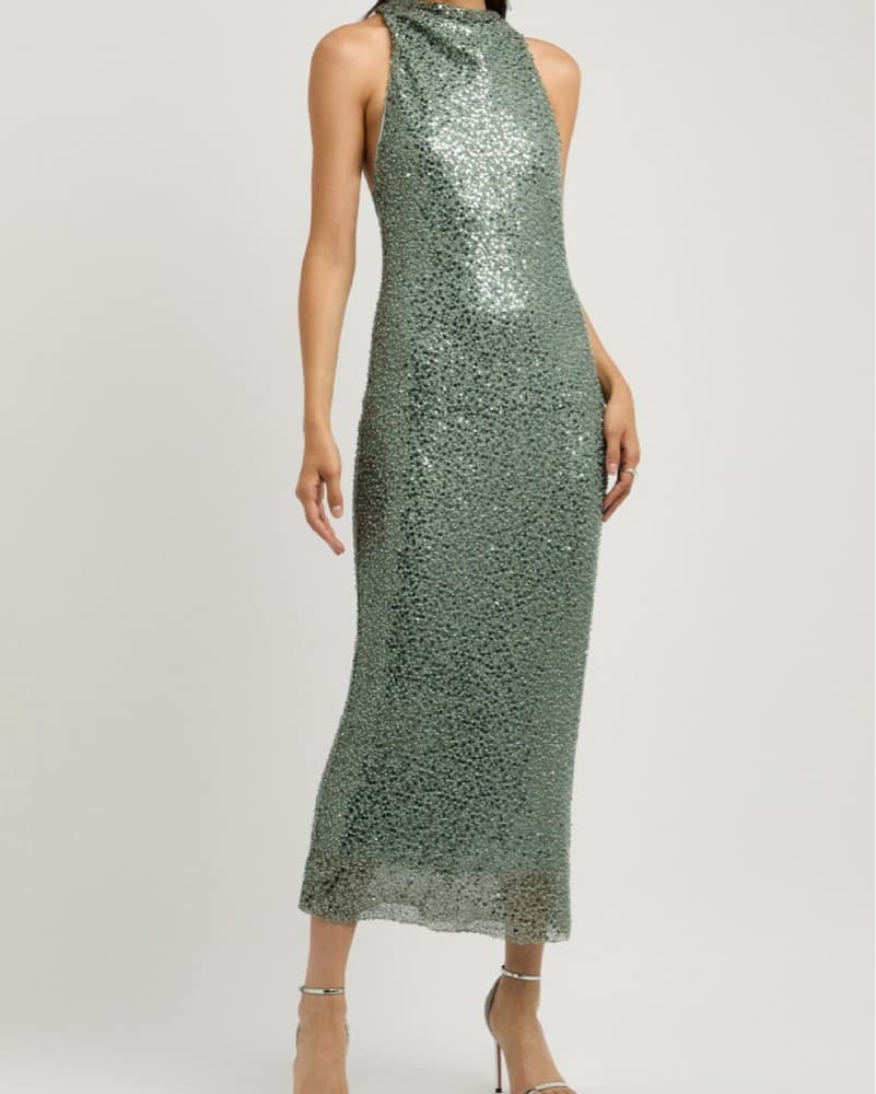 REBECCA TAYLOR Sparkling Sequin Dress - Image 1