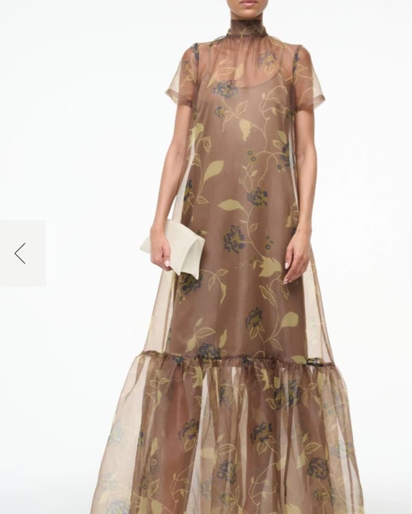 STAUD CALLUNA DRESS | VINTAGE FLORAL - Image 1