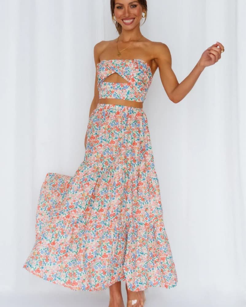 Hello Molly Floral Maxi Set - Image 3