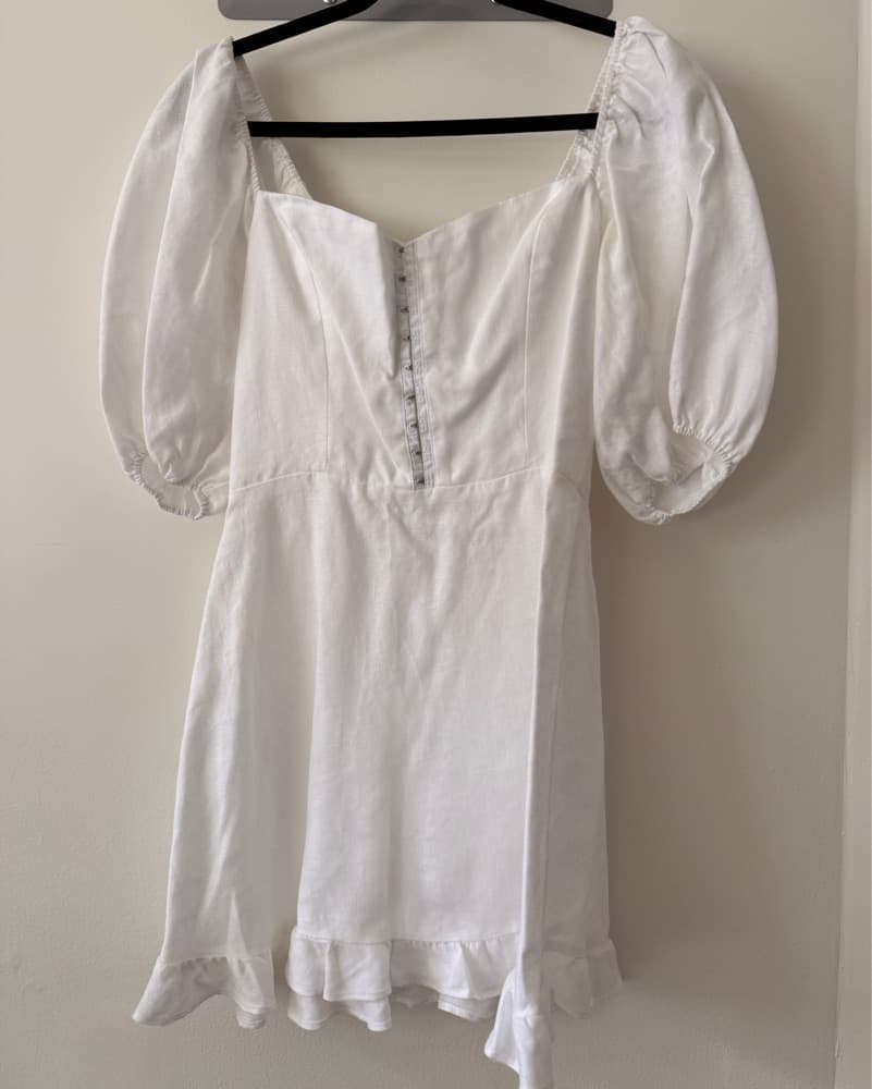 Reformation Seattle Linen Mini Dress - Image 2