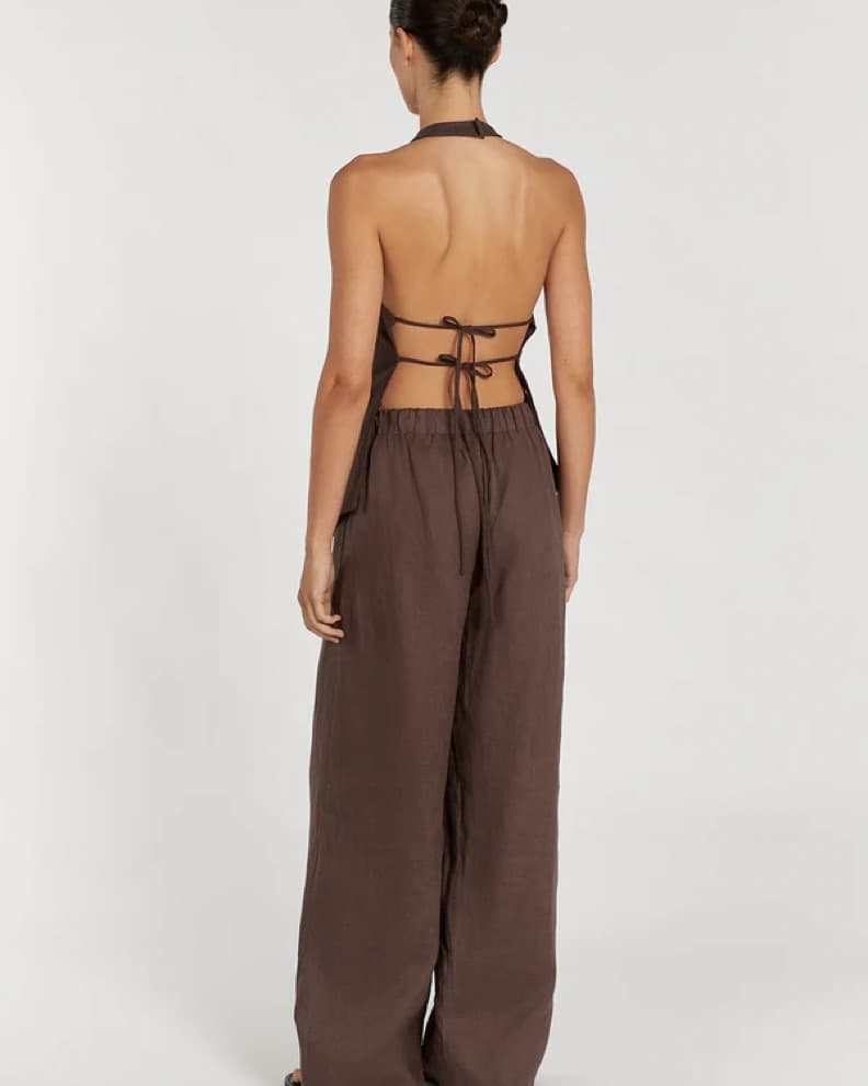 Dissh Backless Linen Tank  - Image 4