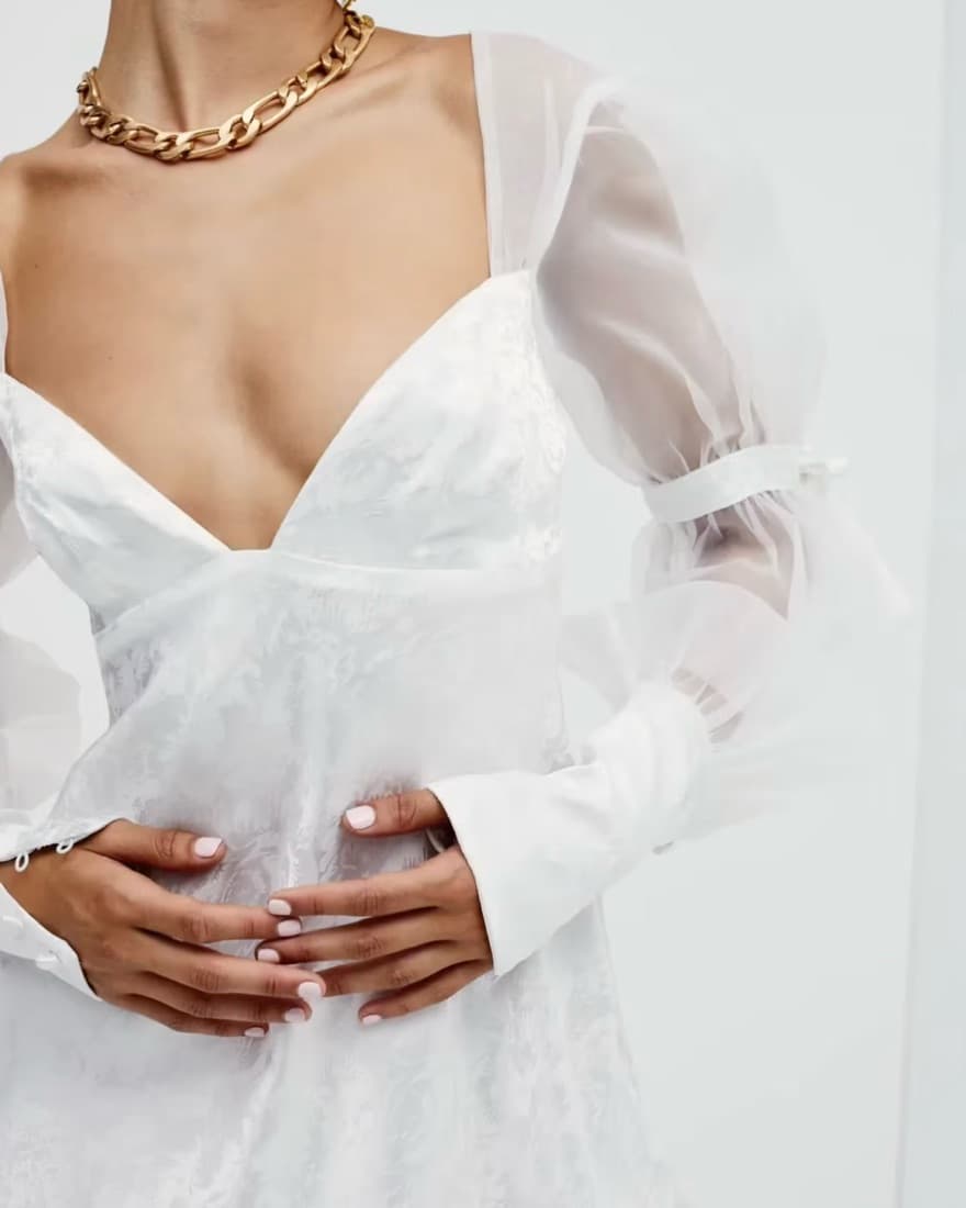 White For Love And Lemons Dress - Image 4