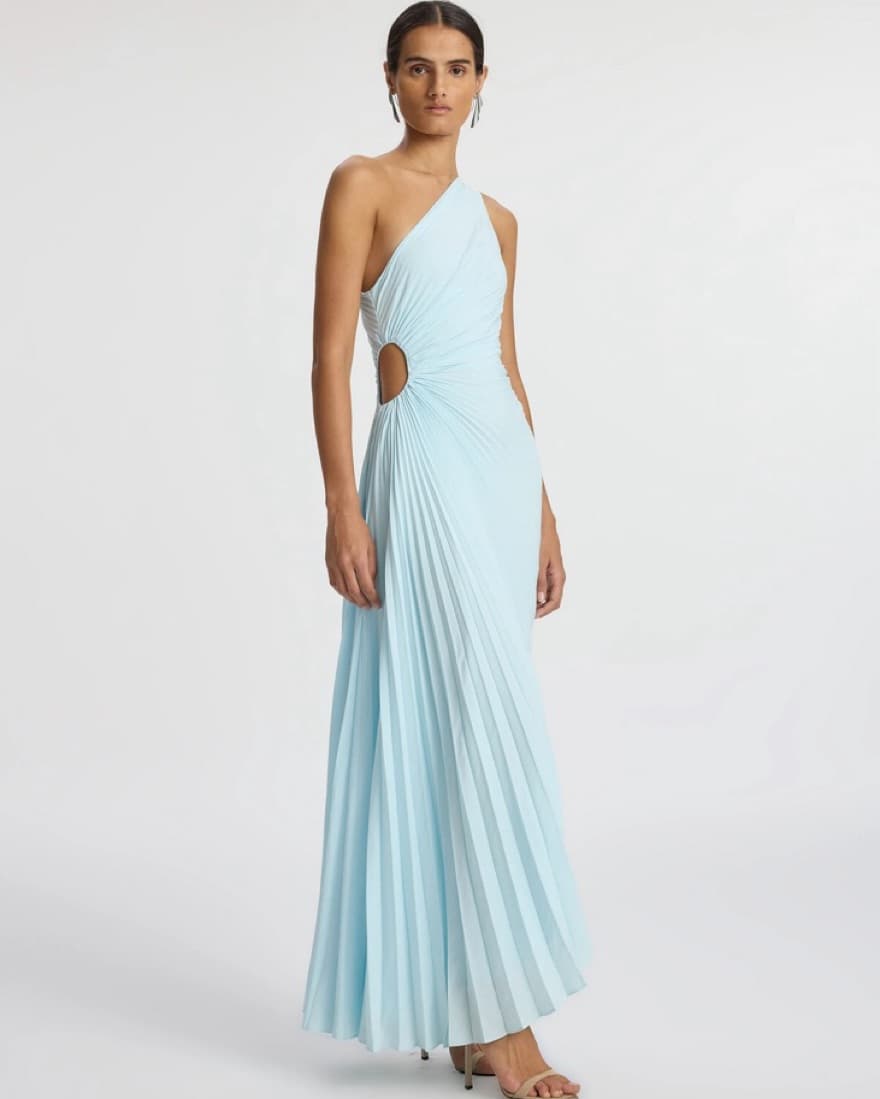 Delfina Aqua Blue Dress ALC - Image 1