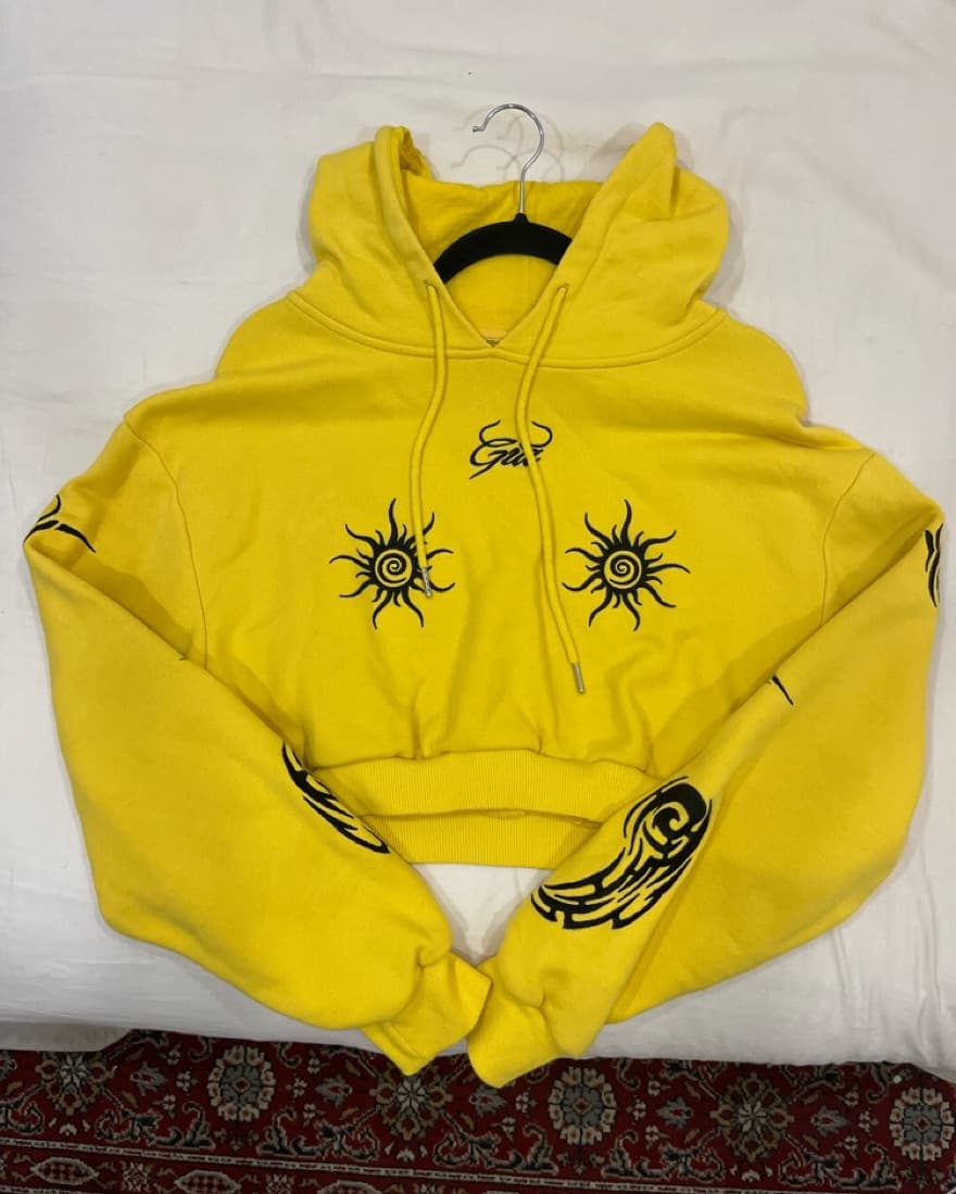 Olessia Hoodie - Yellow Tattoo - Image 5