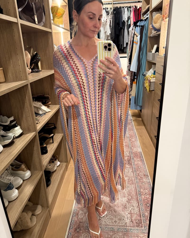 Missoni Chevron Knit Poncho  - Image 1