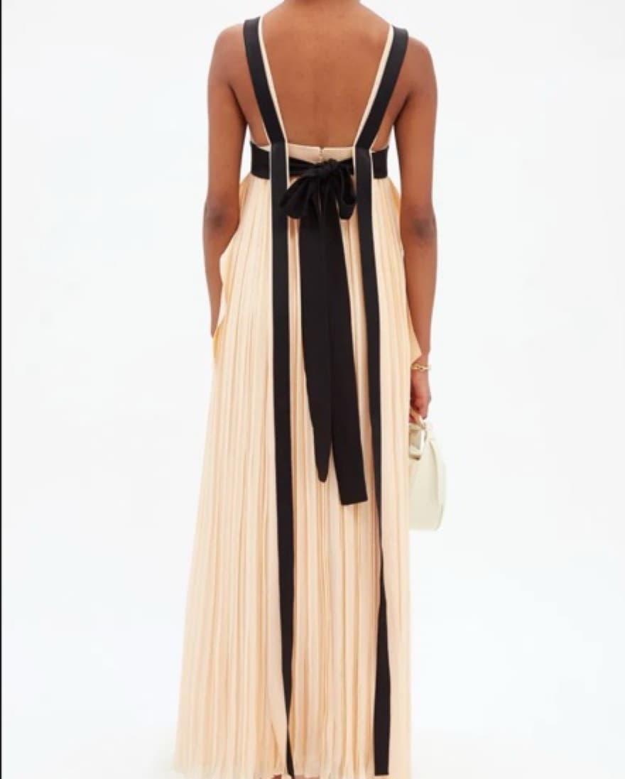 CHLOE Hammered Silk Gauze Dress  - Image 2