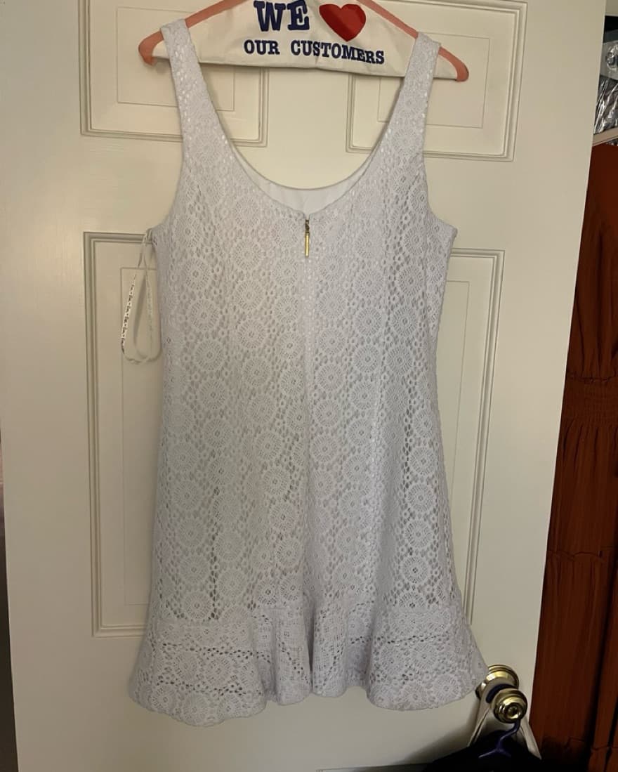 Lilly Pulitzer Eyelet Ruffle Mini Dress - Image 4