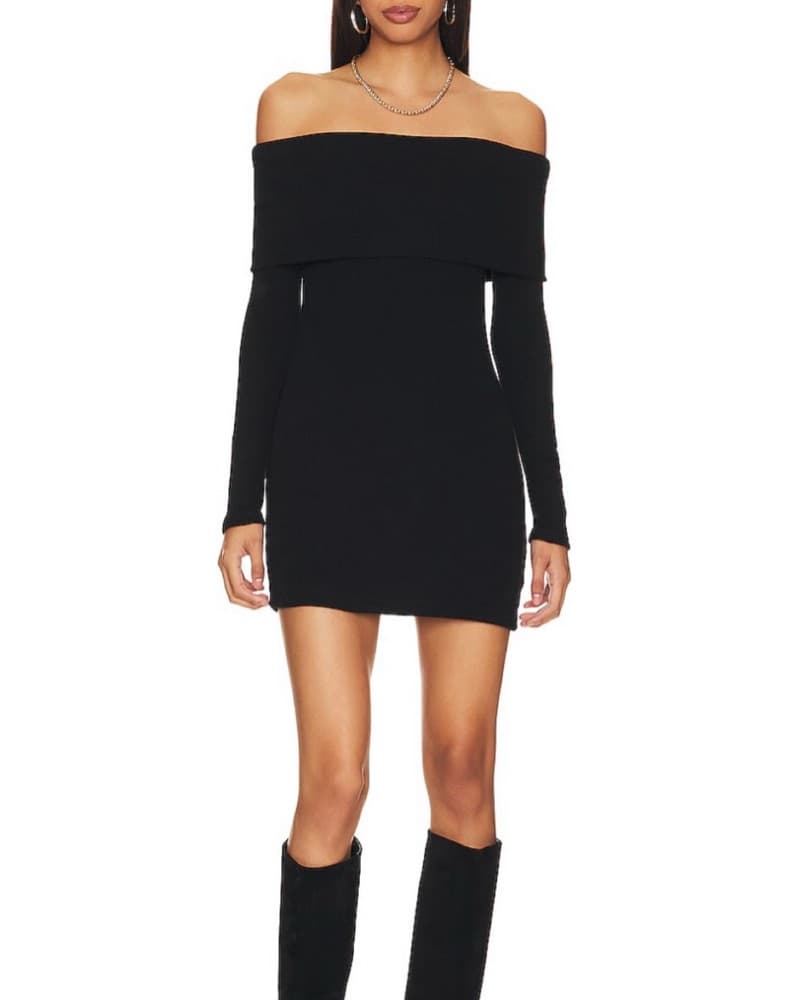 Black Alexis Strapless Dress - Image 1