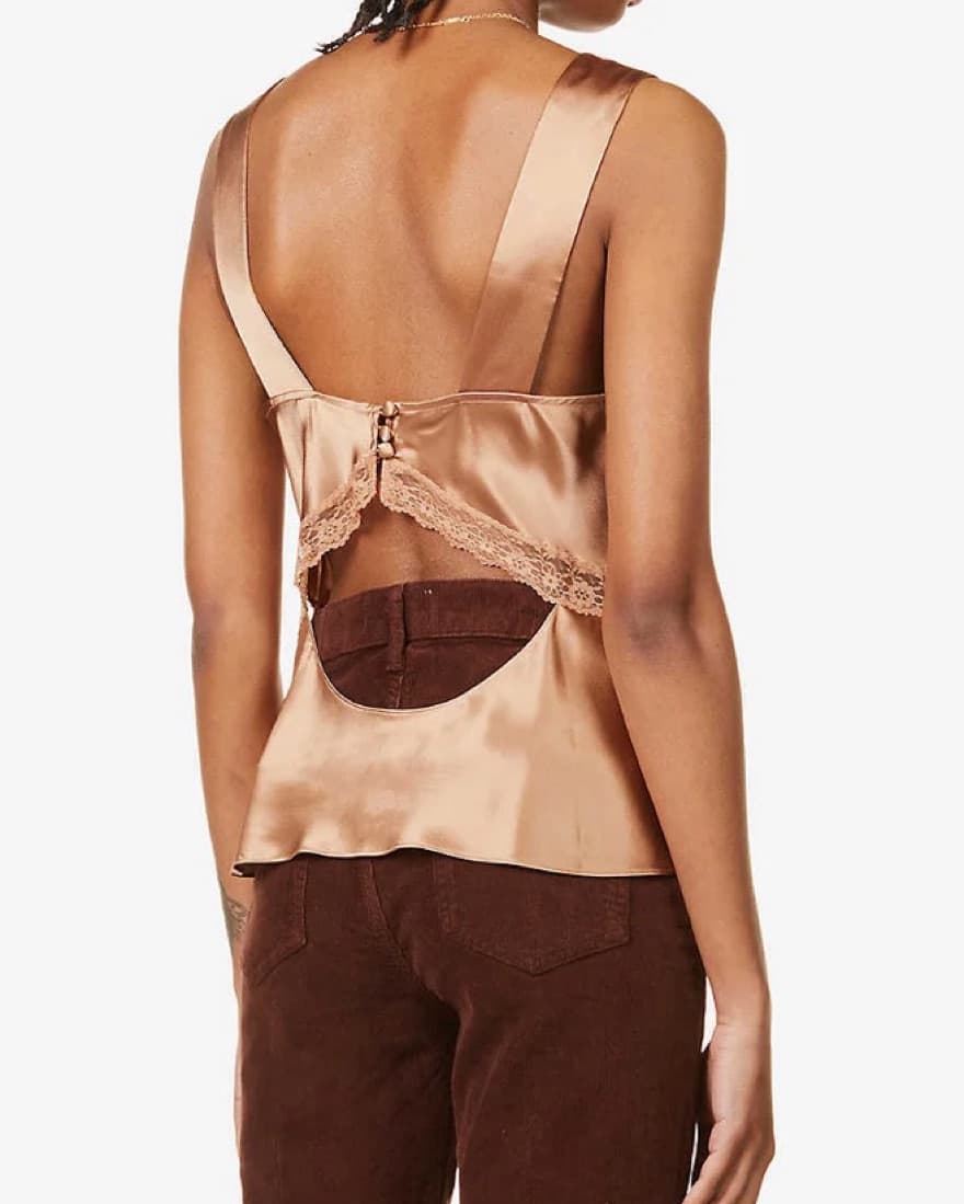 Reformation Vendome Silk Top - Image 2